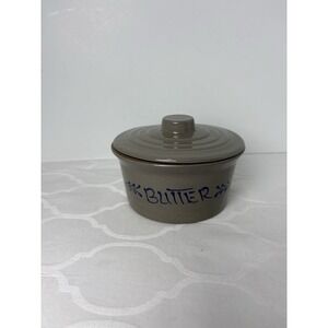 Beaumont Brothers Pottery (BBP) Butter Crock Bowl Stoneware W/Lid Signed 1995